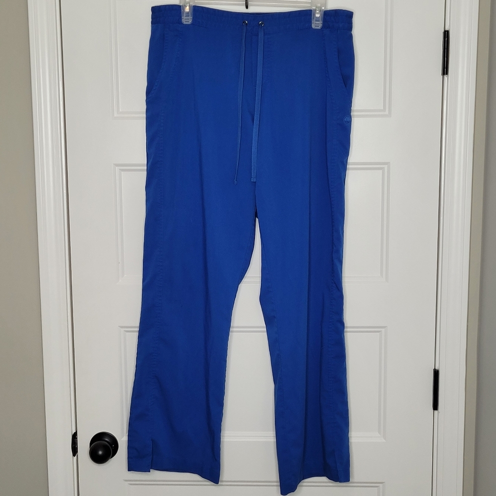 Purple Label Scrub Pants -Women's Blue Drawstring Pants